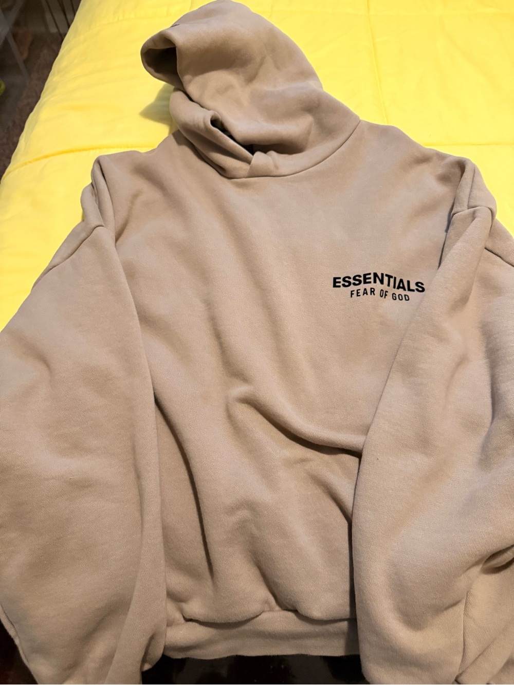 Essentials Fear of God Crewneck Sweater in Beige